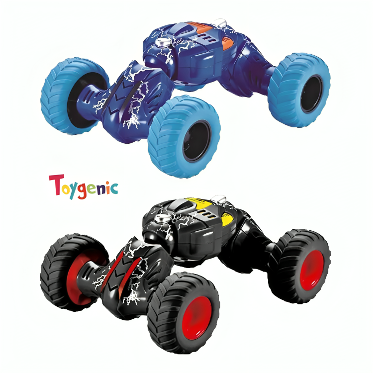 Toygenic Pull Back Monster Telescopic Non Electric Car Toy with Press-Pull-Leave Feature Run On Any Surface without Battery Friction Powered Toy - Color As Per Stock (Pack of 2)