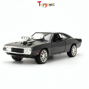 Toygenic 1:32 Scale Exclusive Alloy Metal Pull Back Die-cast Car Model with Sound Light Mini Auto Toy for Kids Metal Model Toy Car with Sound and Light? (Fast & Furious 32011 - MULTICOLOR)