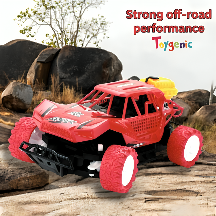 Toygenic Remote Controlled Racing Car | Mist Water Spray with LED Light Crawler Car for Kids